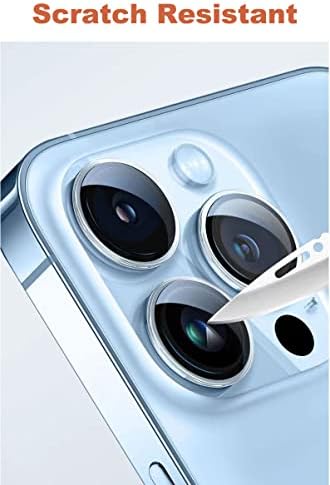 האובוברו [2 מארז] מגן עדשות מצלמה אייפון 14 פרו מקס-מגן עדשות מצלמה אייפון 14 פרו / כיסוי מצלמה שקוף-מגן